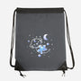 Otter In The Stars-none drawstring bag-TechraNova