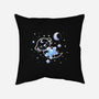 Otter In The Stars-none removable cover w insert throw pillow-TechraNova