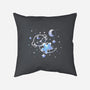 Otter In The Stars-none removable cover w insert throw pillow-TechraNova