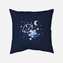 Otter In The Stars-none removable cover w insert throw pillow-TechraNova