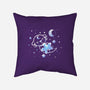 Otter In The Stars-none removable cover w insert throw pillow-TechraNova