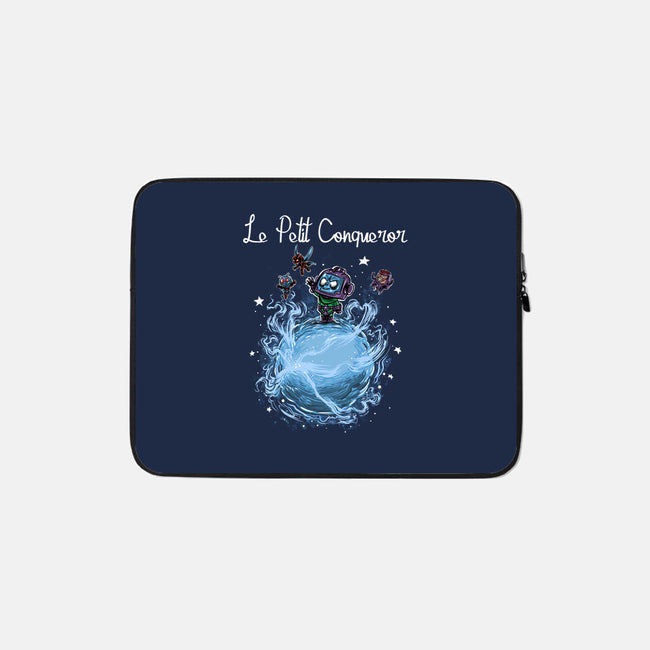 Le Petit Conqueror-none zippered laptop sleeve-zascanauta