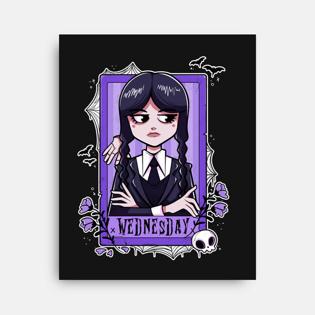 A Little Dead Inside-none stretched canvas-Conjura Geek