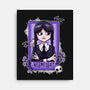 A Little Dead Inside-none stretched canvas-Conjura Geek