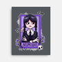A Little Dead Inside-none stretched canvas-Conjura Geek