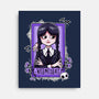 A Little Dead Inside-none stretched canvas-Conjura Geek