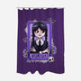 A Little Dead Inside-none polyester shower curtain-Conjura Geek