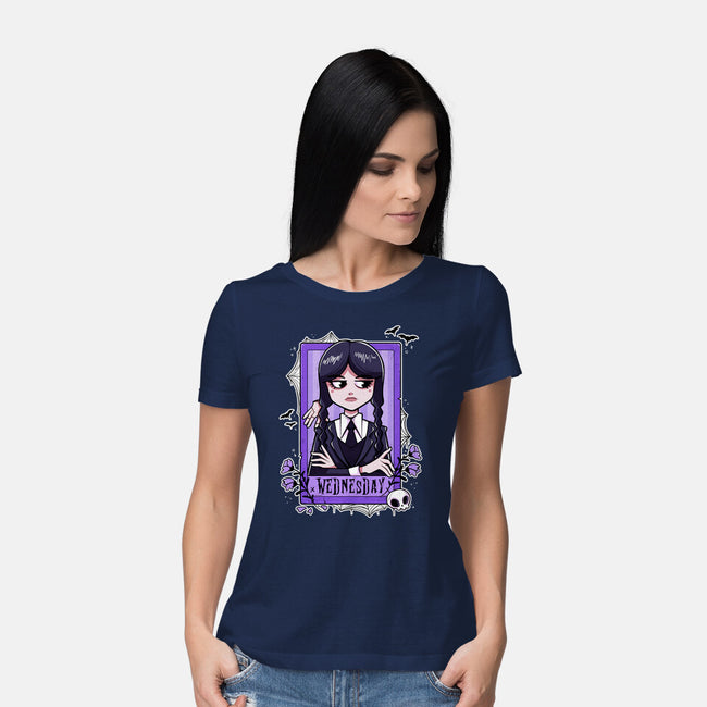 A Little Dead Inside-womens basic tee-Conjura Geek