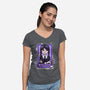 A Little Dead Inside-womens v-neck tee-Conjura Geek