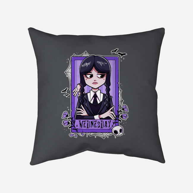 A Little Dead Inside-none removable cover w insert throw pillow-Conjura Geek