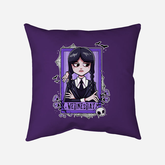 A Little Dead Inside-none removable cover w insert throw pillow-Conjura Geek