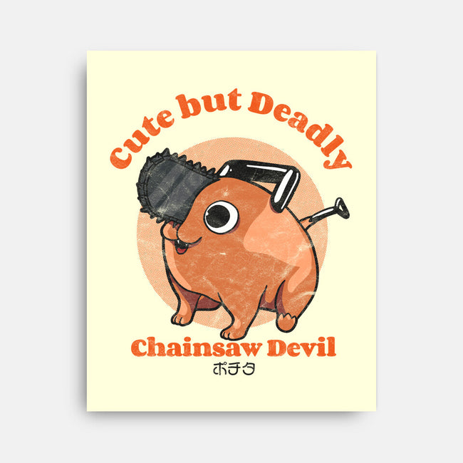 Cute But Deadly-none stretched canvas-fanfreak1