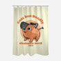 Cute But Deadly-none polyester shower curtain-fanfreak1