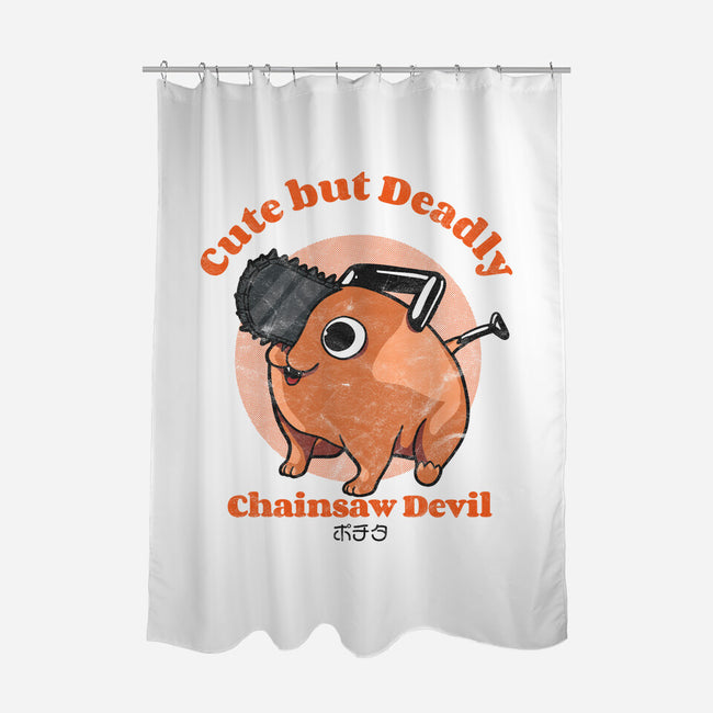 Cute But Deadly-none polyester shower curtain-fanfreak1