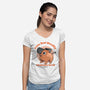 Cute But Deadly-womens v-neck tee-fanfreak1