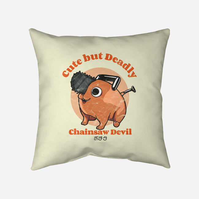 Cute But Deadly-none removable cover w insert throw pillow-fanfreak1