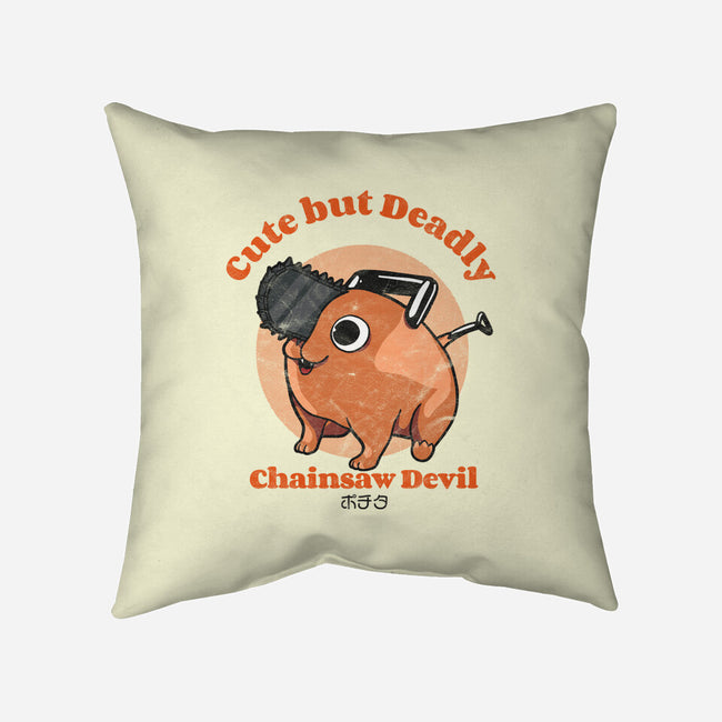 Cute But Deadly-none removable cover throw pillow-fanfreak1