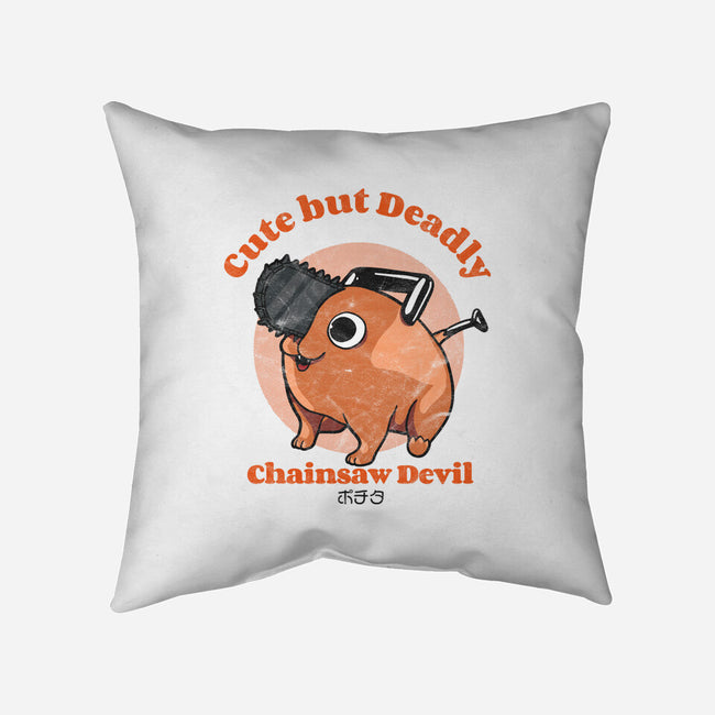 Cute But Deadly-none removable cover throw pillow-fanfreak1