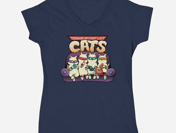 Teenage Mutant Lazy Cats