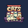 Teenage Mutant Lazy Cats-womens v-neck tee-tobefonseca