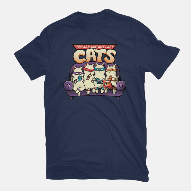 Teenage Mutant Lazy Cats-unisex basic tee-tobefonseca