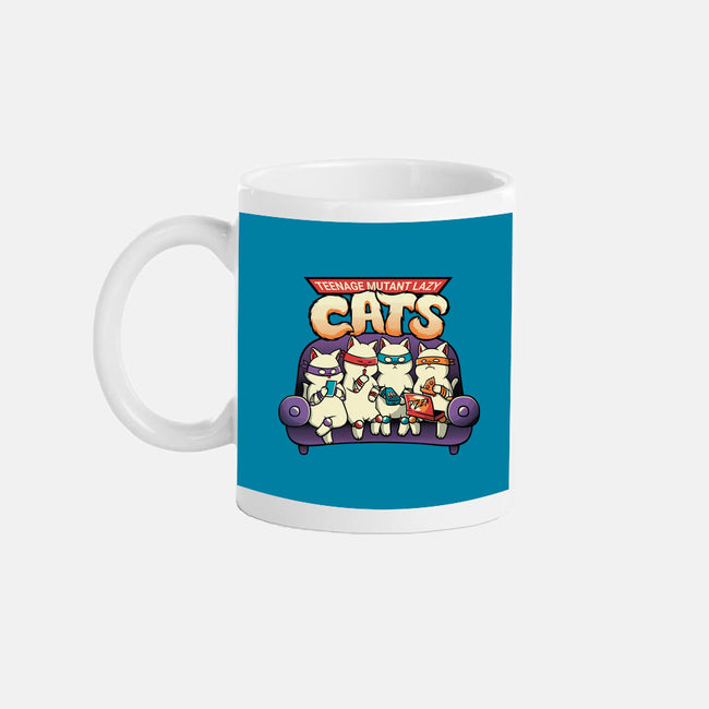 Teenage Mutant Lazy Cats-none mug drinkware-tobefonseca