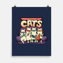 Teenage Mutant Lazy Cats-none matte poster-tobefonseca