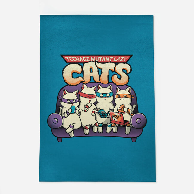 Teenage Mutant Lazy Cats-none indoor rug-tobefonseca