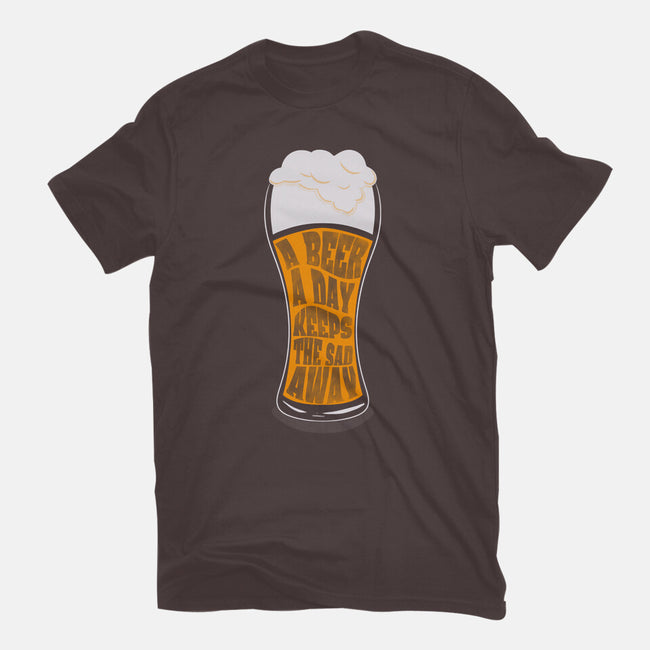 A Beer A Day-womens basic tee-Claudia