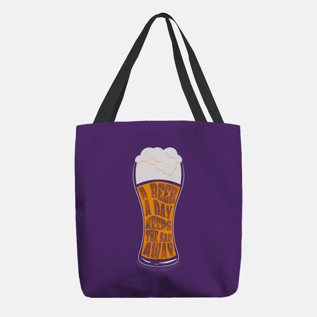 A Beer A Day-none basic tote bag-Claudia