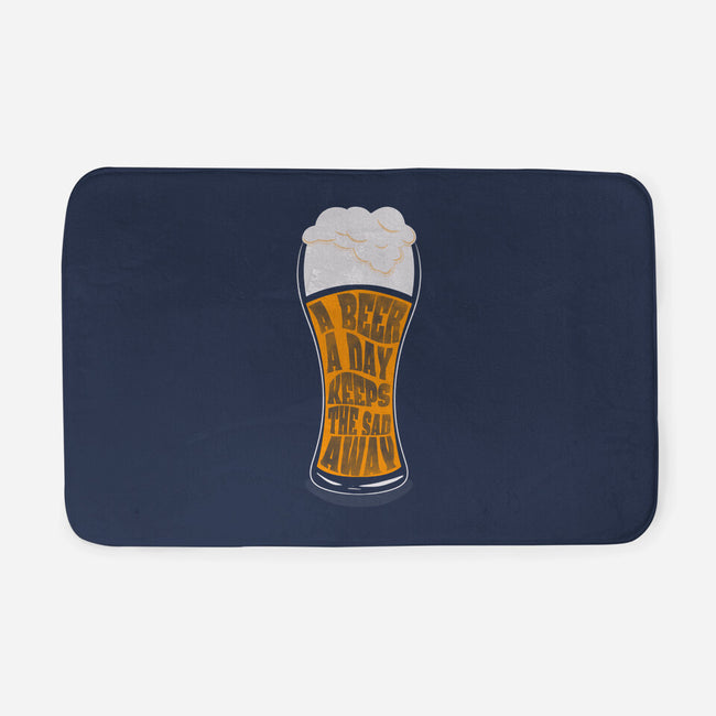 A Beer A Day-none memory foam bath mat-Claudia