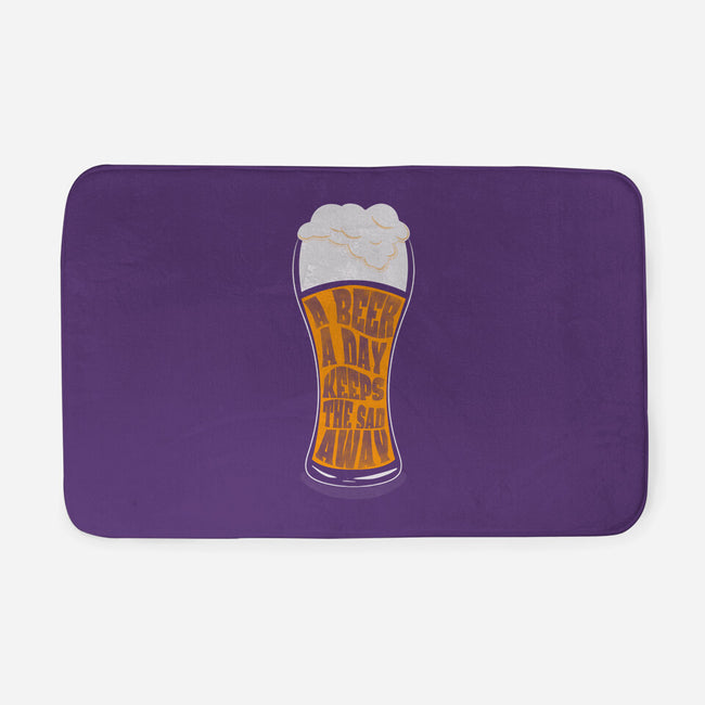 A Beer A Day-none memory foam bath mat-Claudia