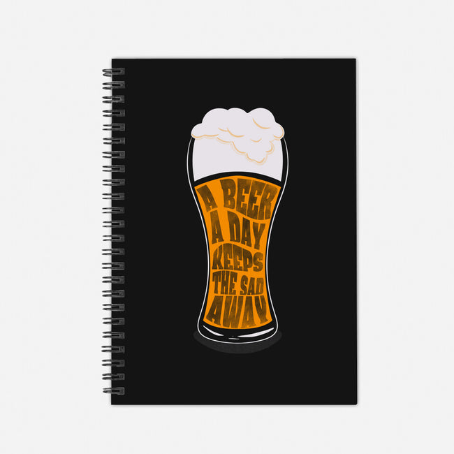 A Beer A Day-none dot grid notebook-Claudia