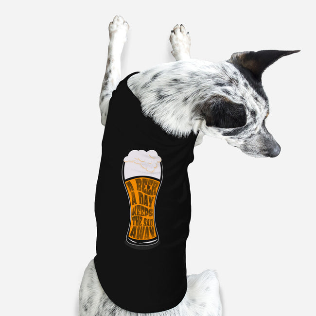 A Beer A Day-dog basic pet tank-Claudia