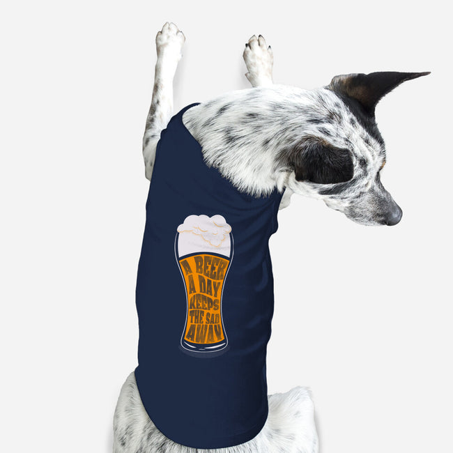 A Beer A Day-dog basic pet tank-Claudia