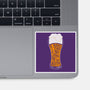 A Beer A Day-none glossy sticker-Claudia