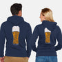 A Beer A Day-unisex zip-up sweatshirt-Claudia