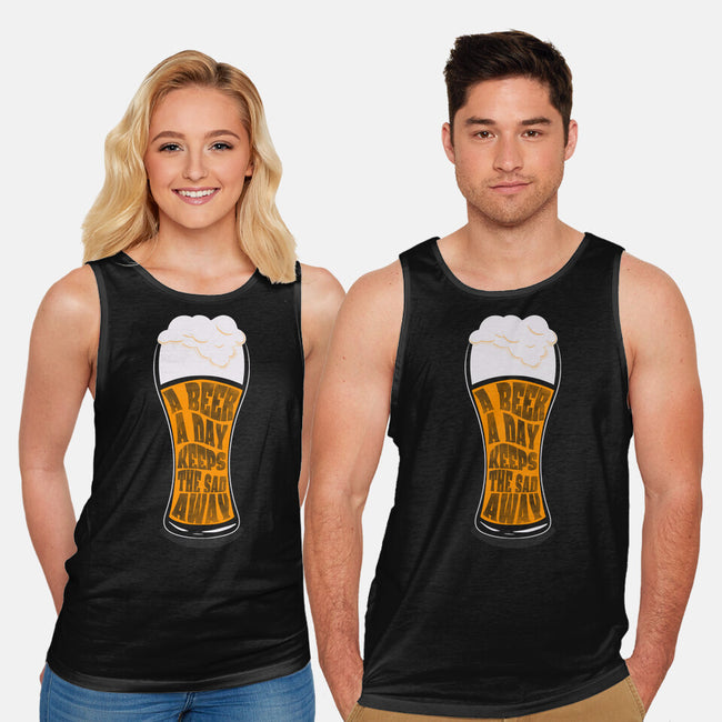 A Beer A Day-unisex basic tank-Claudia