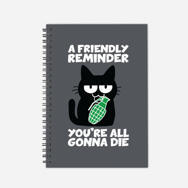 A Friendly Reminder-none dot grid notebook-Xentee