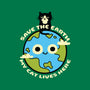 My Cat Lives Here-mens long sleeved tee-Xentee