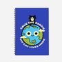 My Cat Lives Here-none dot grid notebook-Xentee