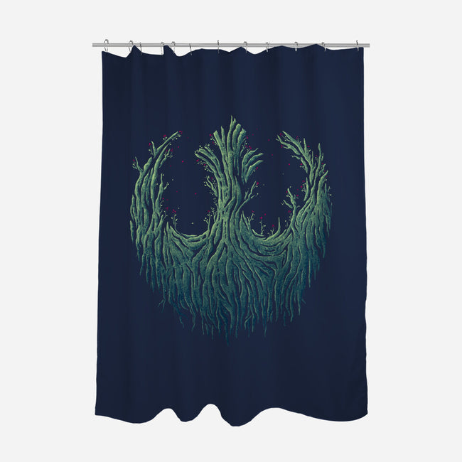 Rebellion Is Life-none polyester shower curtain-teesgeex