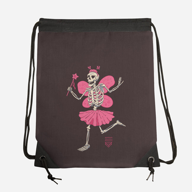 Fairy Skull Lover-none drawstring bag-vp021