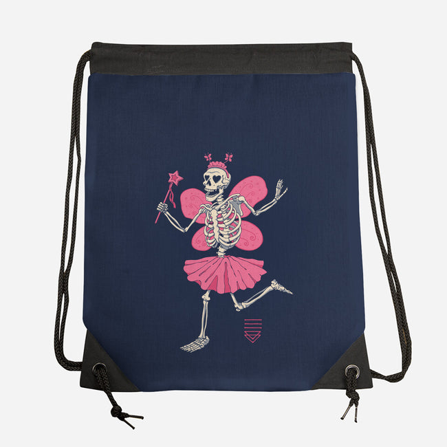 Fairy Skull Lover-none drawstring bag-vp021
