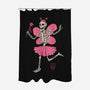 Fairy Skull Lover-none polyester shower curtain-vp021