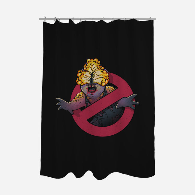 Clickerbusters-none polyester shower curtain-Getsousa!