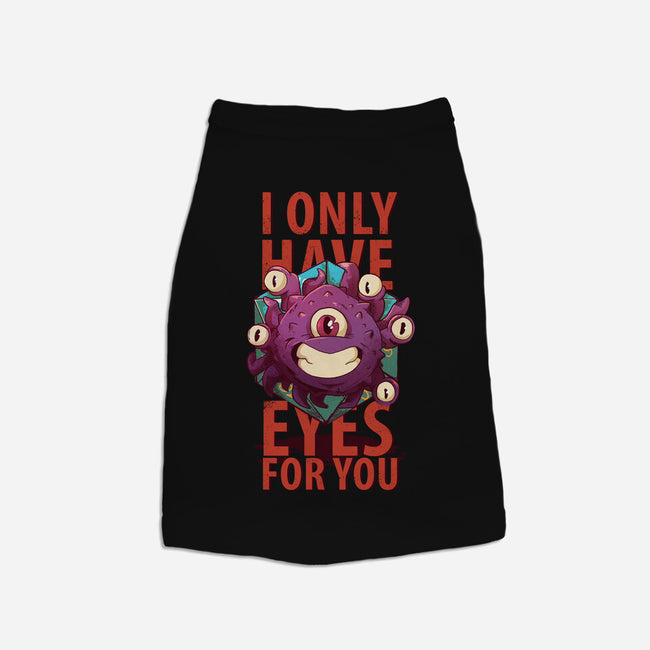 Cute Beholder-dog basic pet tank-jacnicolauart