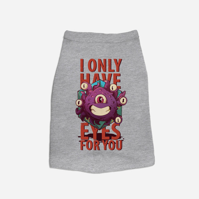 Cute Beholder-dog basic pet tank-jacnicolauart