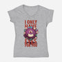 Cute Beholder-womens v-neck tee-jacnicolauart
