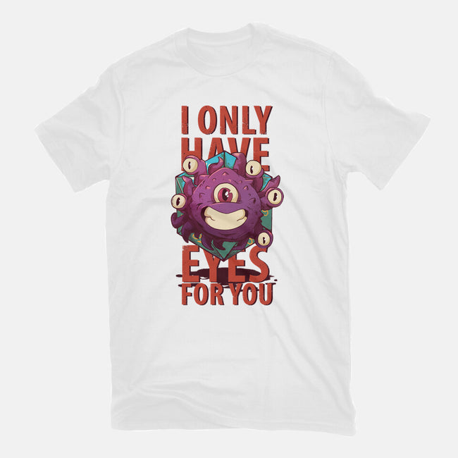 Cute Beholder-womens fitted tee-jacnicolauart